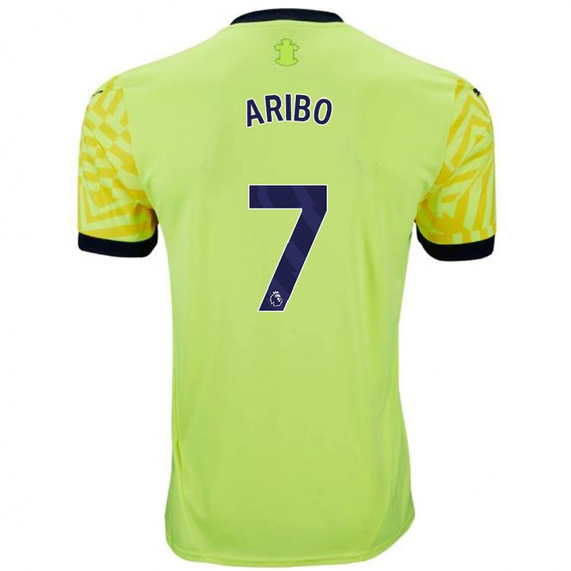 Danxen Herren Joe Aribo #7 Gelb Auswärtstrikot Trikot 2024/25 T-Shirt Schweiz