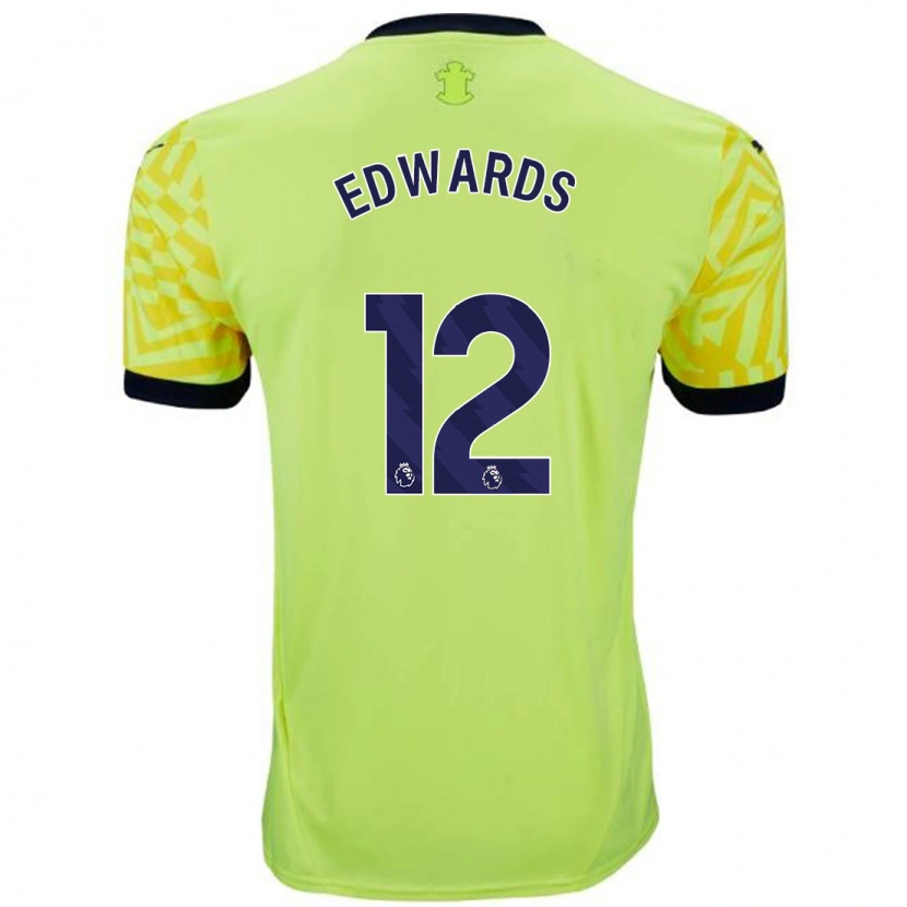 Danxen Herren Ronnie Edwards #12 Gelb Auswärtstrikot Trikot 2024/25 T-Shirt Schweiz