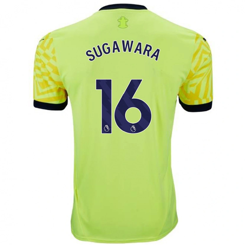 Danxen Herren Yukinari Sugawara #16 Gelb Auswärtstrikot Trikot 2024/25 T-Shirt Schweiz