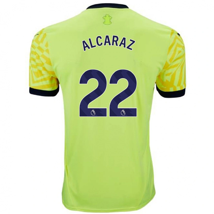 Danxen Herren Carlos Alcaraz #22 Gelb Auswärtstrikot Trikot 2024/25 T-Shirt Schweiz