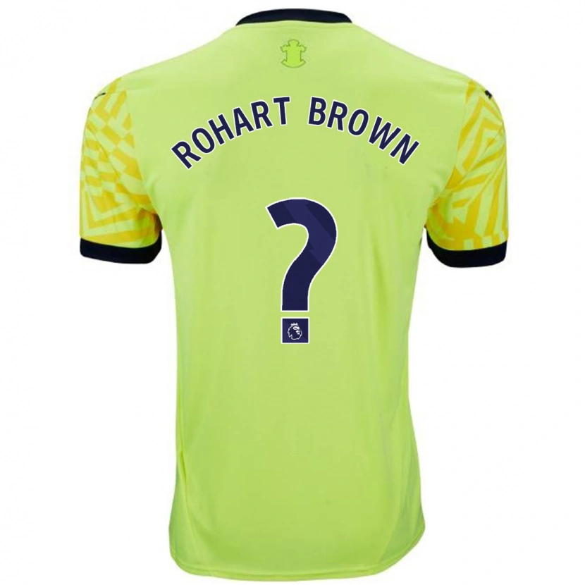 Danxen Herren Thierry Rohart-Brown #0 Gelb Auswärtstrikot Trikot 2024/25 T-Shirt Schweiz