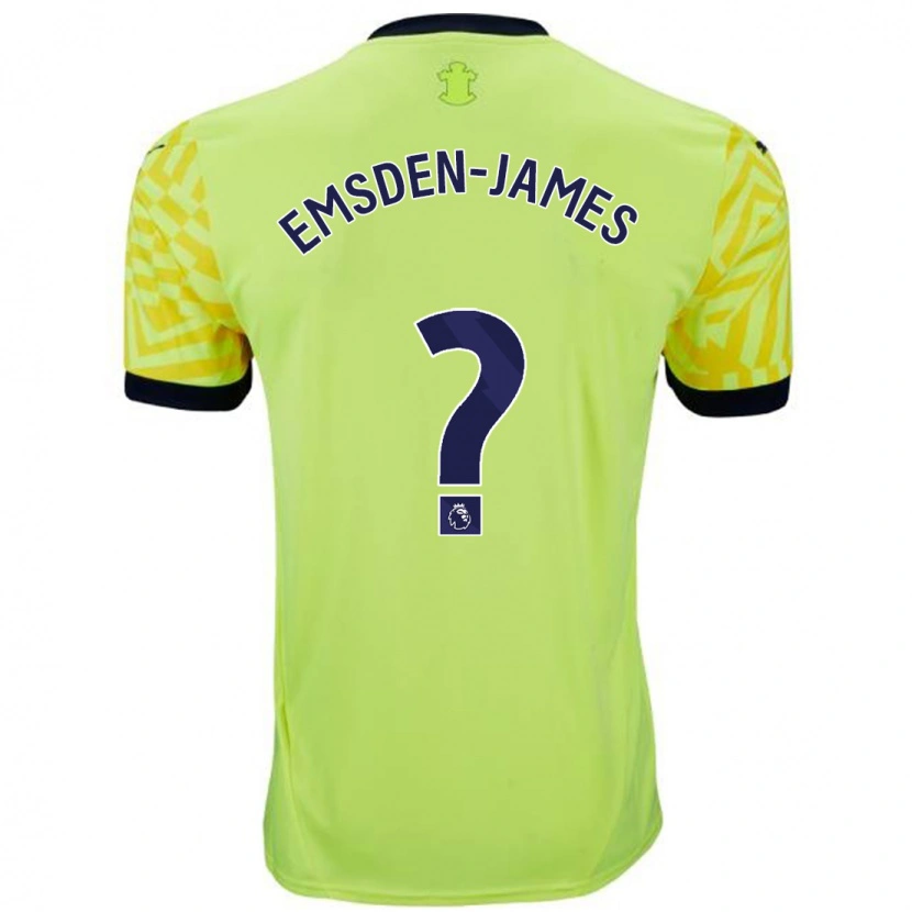 Danxen Herren Harley Emsden-James #0 Gelb Auswärtstrikot Trikot 2024/25 T-Shirt Schweiz