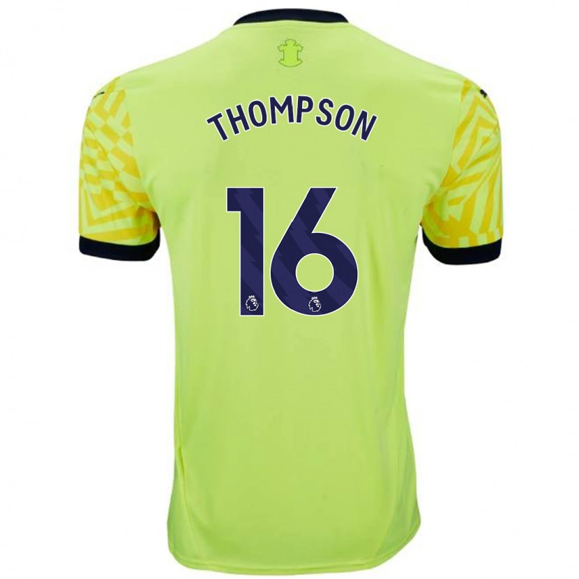 Danxen Herren Emma Thompson #16 Gelb Auswärtstrikot Trikot 2024/25 T-Shirt Schweiz