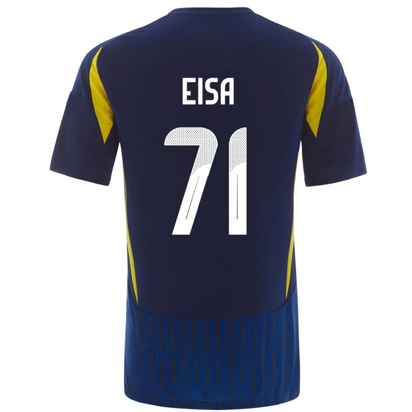 Danxen Herren Bayan Eisa #71 Blau Gelb Auswärtstrikot Trikot 2024/25 T-Shirt Schweiz