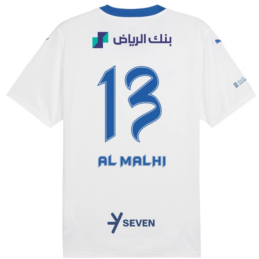 Danxen Herren Al Muhra Al-Malhi #13 Weiß Blau Auswärtstrikot Trikot 2024/25 T-Shirt Schweiz