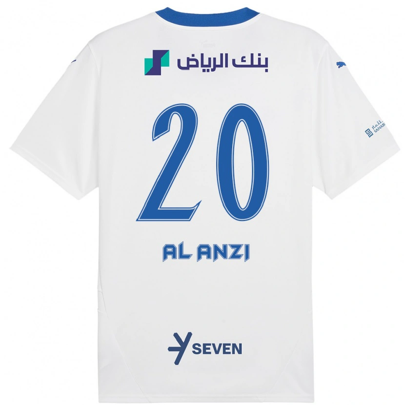 Danxen Herren Areej Al-Anzi #20 Weiß Blau Auswärtstrikot Trikot 2024/25 T-Shirt Schweiz