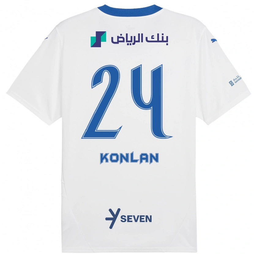 Danxen Herren Cynthia Konlan #24 Weiß Blau Auswärtstrikot Trikot 2024/25 T-Shirt Schweiz
