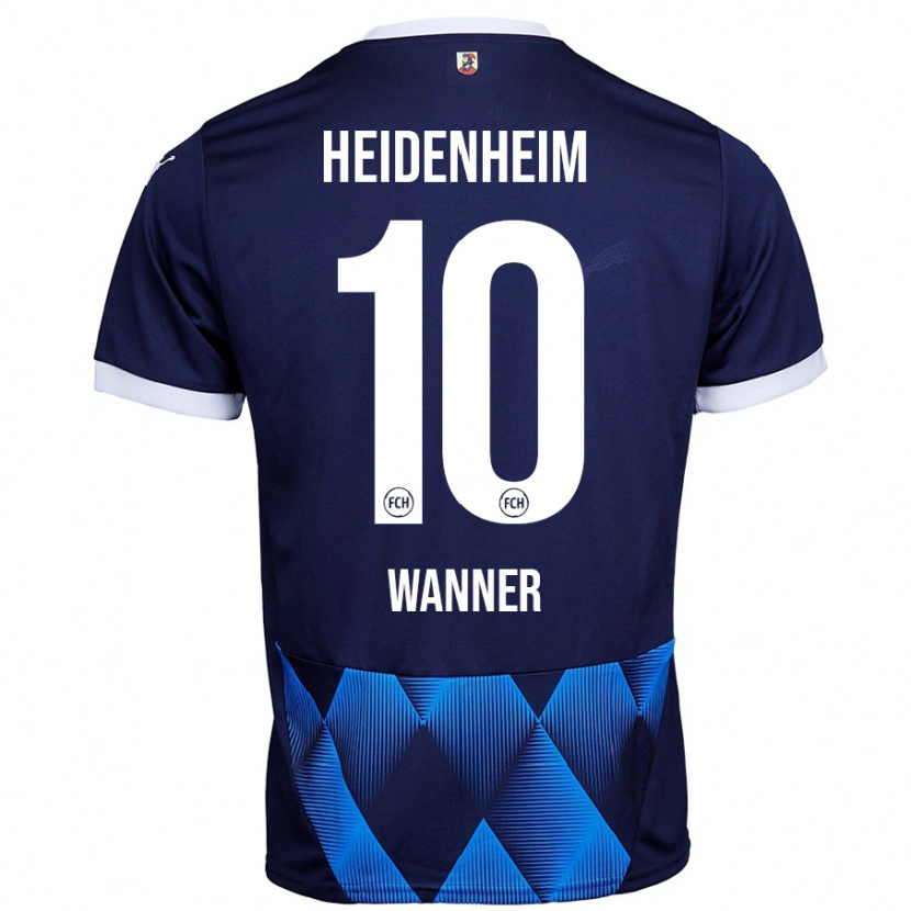 Danxen Herren Paul Wanner #10 Dunkel Marineblau Auswärtstrikot Trikot 2024/25 T-Shirt Schweiz