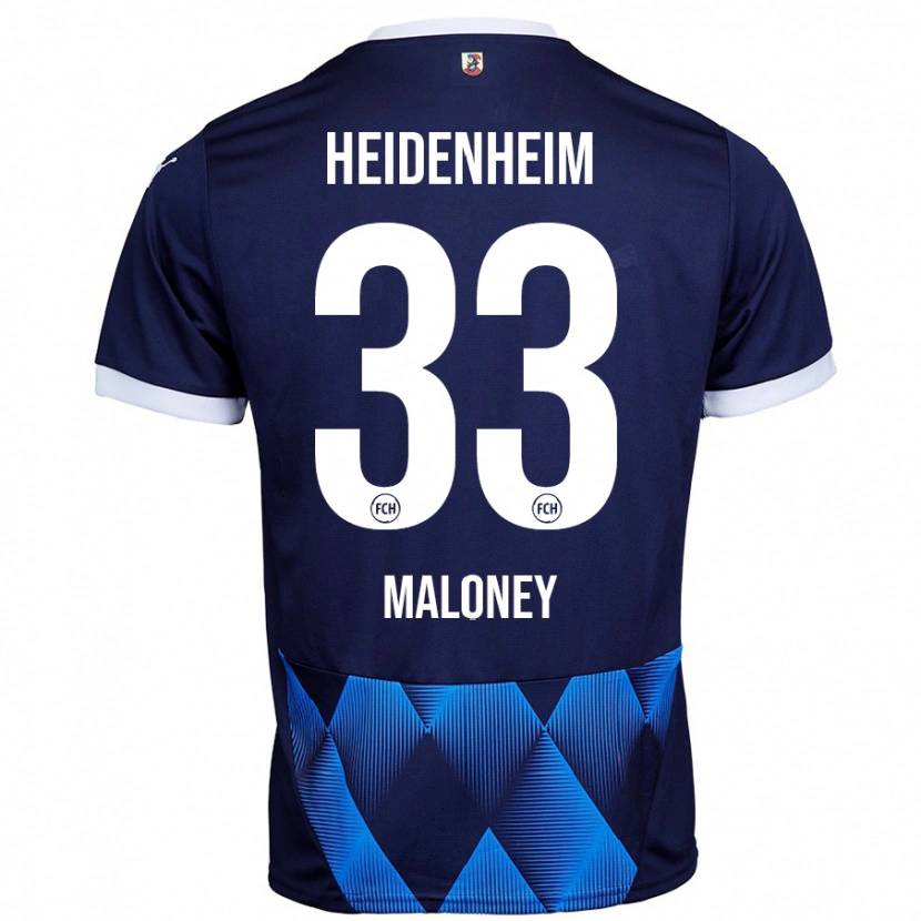 Danxen Herren Lennard Maloney #33 Dunkel Marineblau Auswärtstrikot Trikot 2024/25 T-Shirt Schweiz