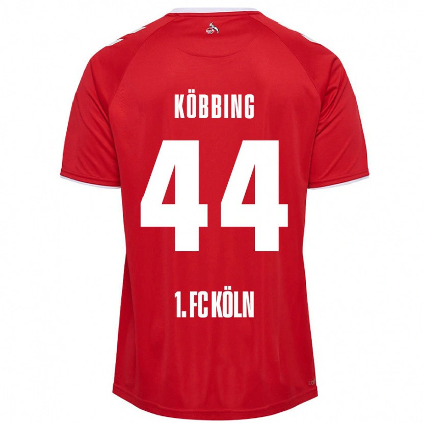 Danxen Herren Matthias Köbbing #44 Rot Weiß Auswärtstrikot Trikot 2024/25 T-Shirt Schweiz