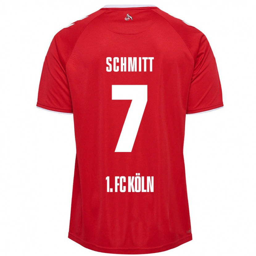 Danxen Herren Oliver Schmitt #7 Rot Weiß Auswärtstrikot Trikot 2024/25 T-Shirt Schweiz