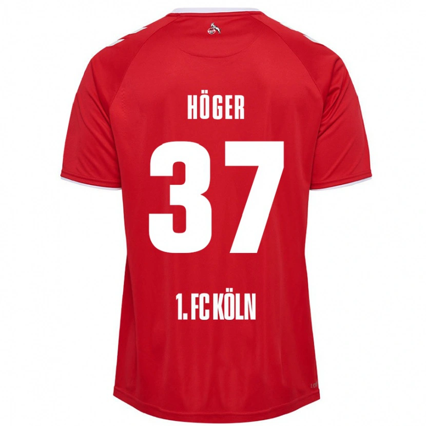 Danxen Herren Marco Höger #37 Rot Weiß Auswärtstrikot Trikot 2024/25 T-Shirt Schweiz