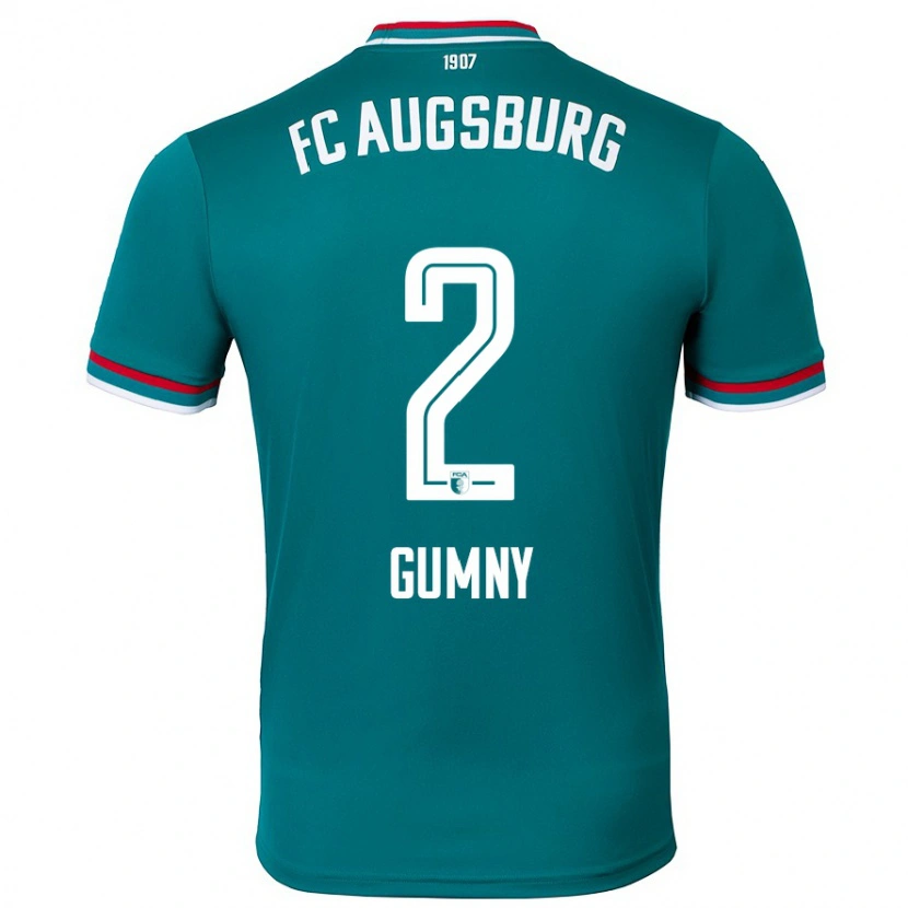 Danxen Herren Robert Gumny #2 Dunkelgrün Auswärtstrikot Trikot 2024/25 T-Shirt Schweiz