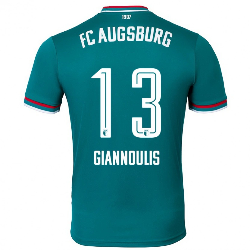 Danxen Herren Dimitrios Giannoulis #13 Dunkelgrün Auswärtstrikot Trikot 2024/25 T-Shirt Schweiz