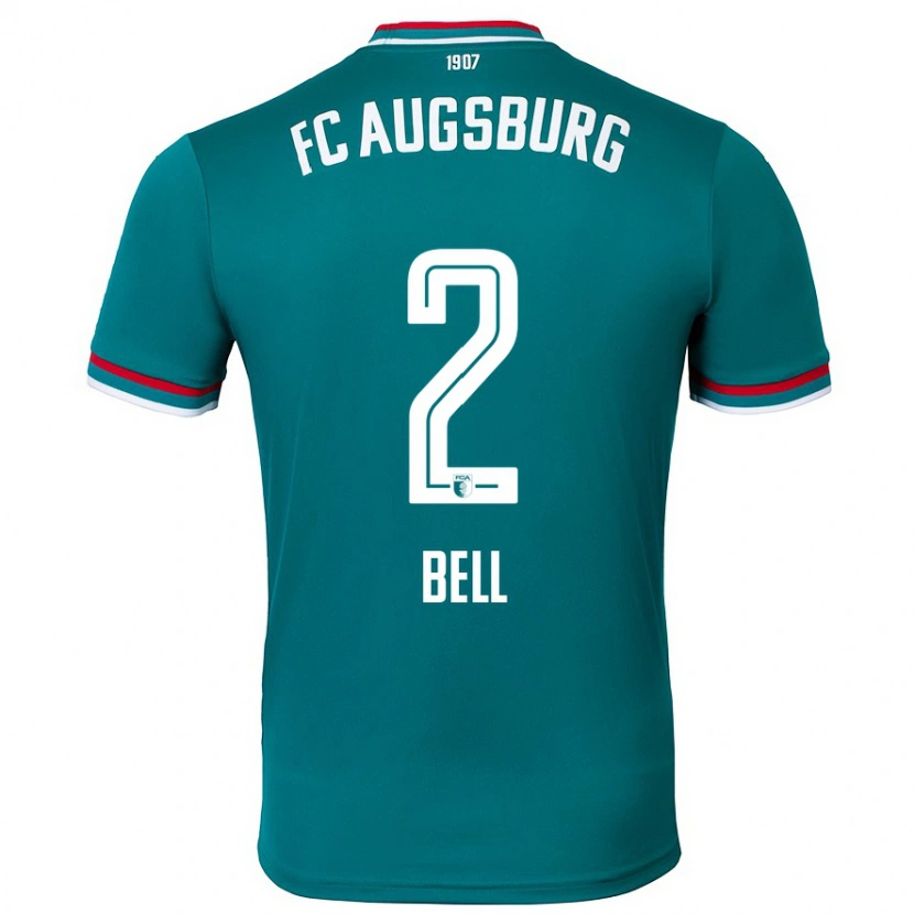 Danxen Herren Julian Bell #2 Dunkelgrün Auswärtstrikot Trikot 2024/25 T-Shirt Schweiz