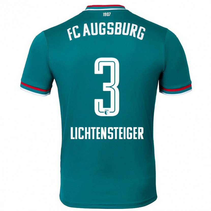 Danxen Herren David Lichtensteiger #3 Dunkelgrün Auswärtstrikot Trikot 2024/25 T-Shirt Schweiz