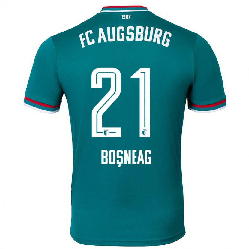 Danxen Herren Ioan Boșneag #21 Dunkelgrün Auswärtstrikot Trikot 2024/25 T-Shirt Schweiz