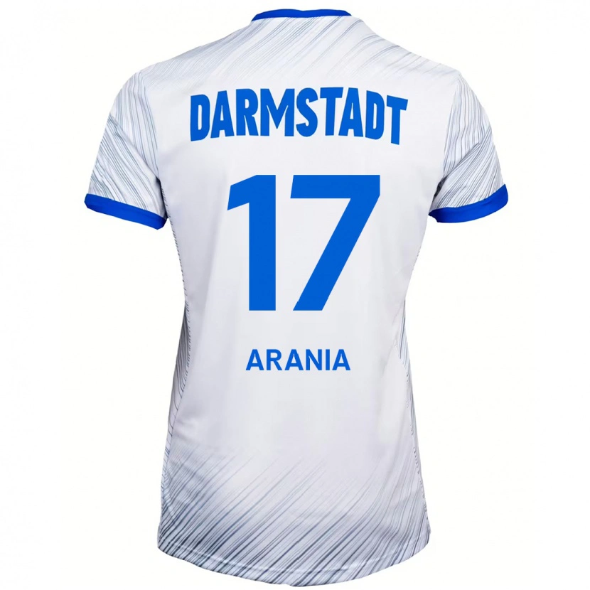 Danxen Herren Asaf Arania #17 Weiß Blau Auswärtstrikot Trikot 2024/25 T-Shirt Schweiz