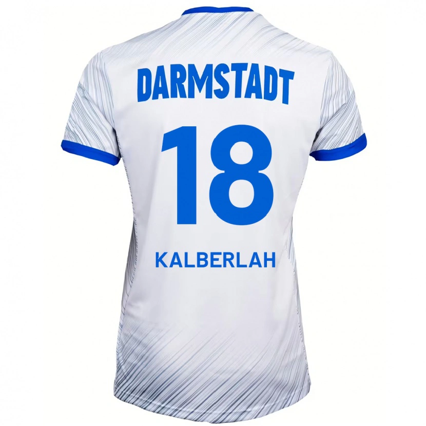 Danxen Herren Simon Kalberlah #18 Weiß Blau Auswärtstrikot Trikot 2024/25 T-Shirt Schweiz