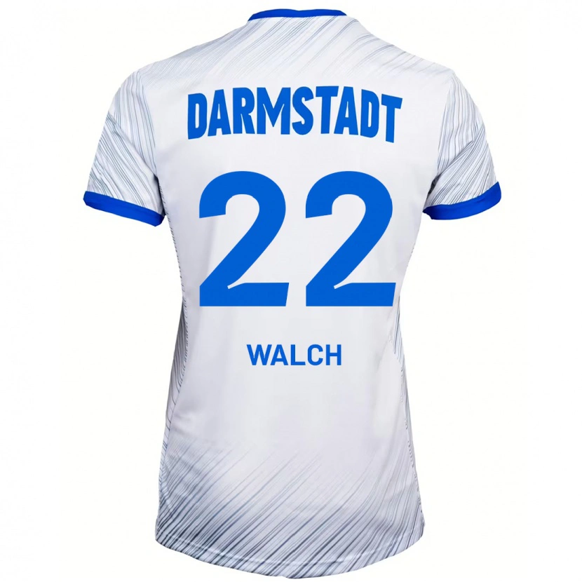 Danxen Herren Leon Walch #22 Weiß Blau Auswärtstrikot Trikot 2024/25 T-Shirt Schweiz
