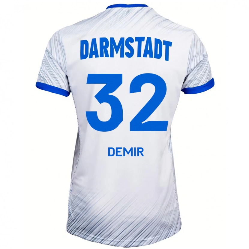 Danxen Herren Lean Demir #32 Weiß Blau Auswärtstrikot Trikot 2024/25 T-Shirt Schweiz