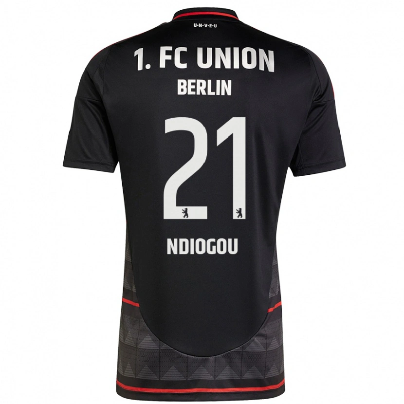 Danxen Herren Pape-Omar Ndiogou #21 Schwarz Auswärtstrikot Trikot 2024/25 T-Shirt Schweiz
