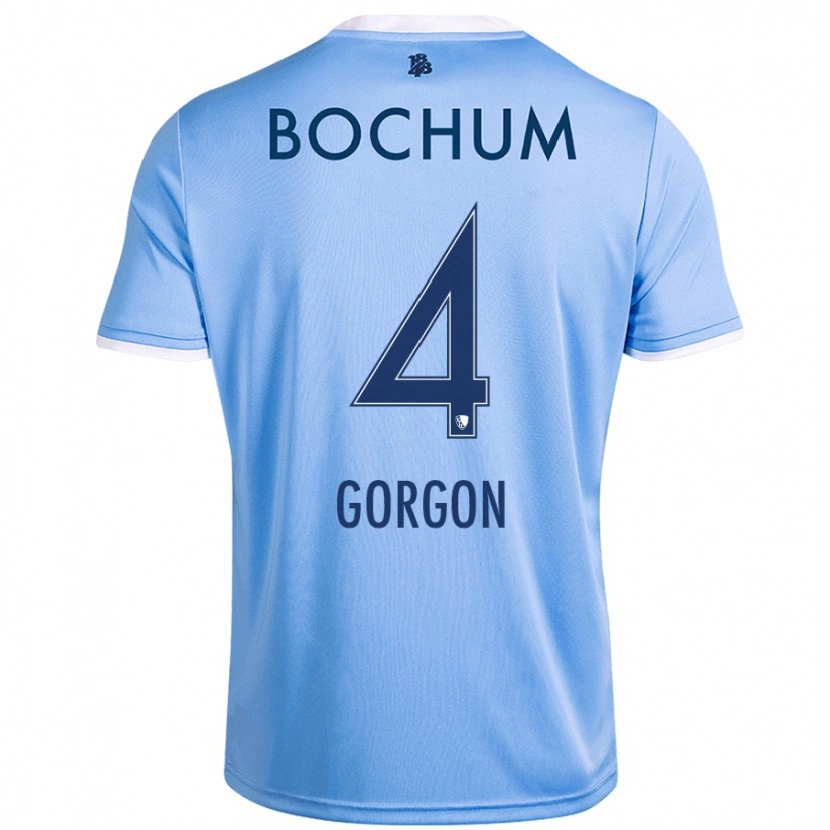 Danxen Herren Felix Gorgon #4 Himmelblau Auswärtstrikot Trikot 2024/25 T-Shirt Schweiz