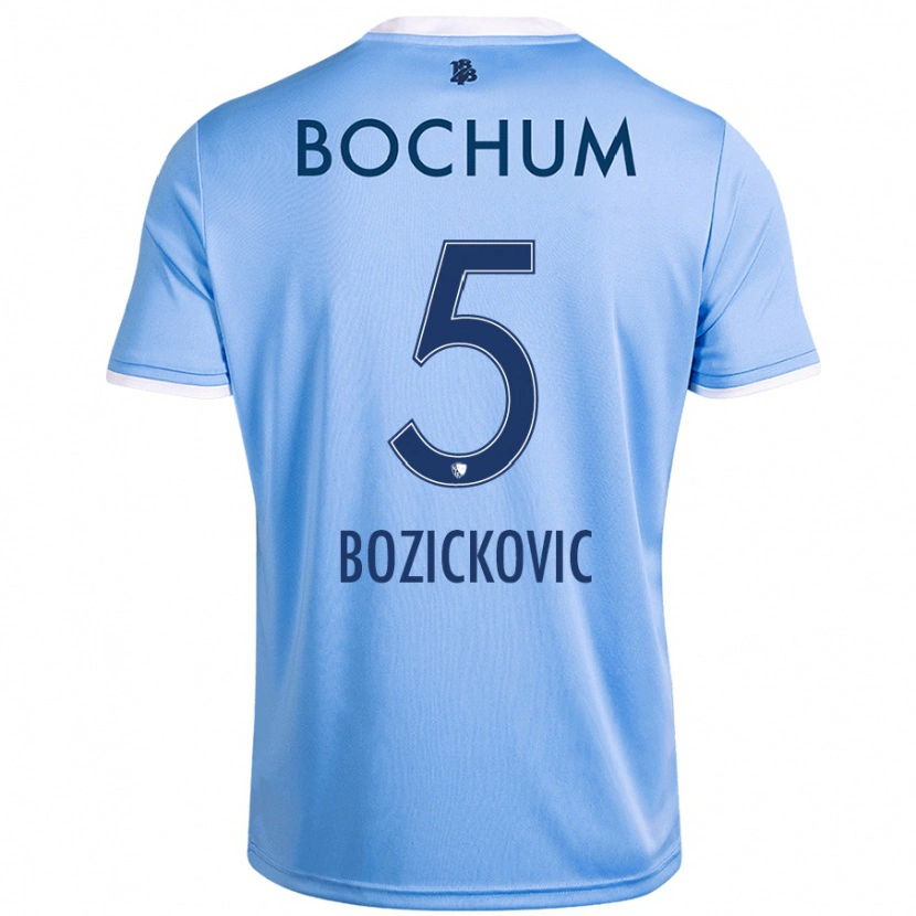 Danxen Herren Niko Bozickovic #5 Himmelblau Auswärtstrikot Trikot 2024/25 T-Shirt Schweiz