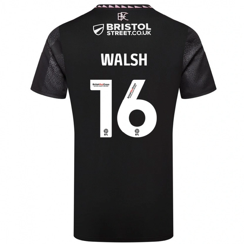 Danxen Herren Lucy Walsh #16 Schwarz Auswärtstrikot Trikot 2024/25 T-Shirt Schweiz