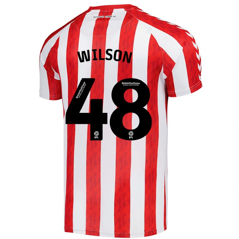 Danxen Damen Callum Wilson #48 Rot Weiß Heimtrikot Trikot 2024/25 T-Shirt Schweiz
