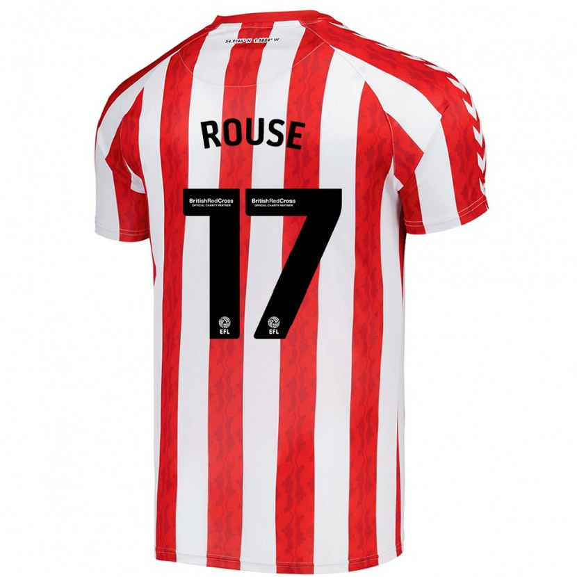 Danxen Damen Mollie Rouse #17 Rot Weiß Heimtrikot Trikot 2024/25 T-Shirt Schweiz