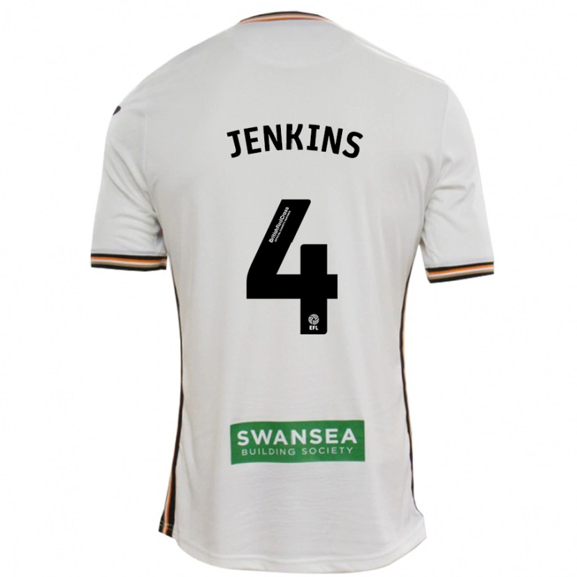 Danxen Damen Shaunna Jenkins #4 Rot Weiß Heimtrikot Trikot 2024/25 T-Shirt Schweiz