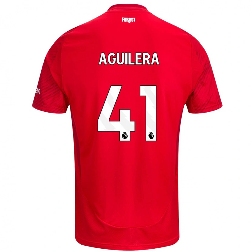 Danxen Damen Brandon Aguilera #41 Rot Weiß Heimtrikot Trikot 2024/25 T-Shirt Schweiz