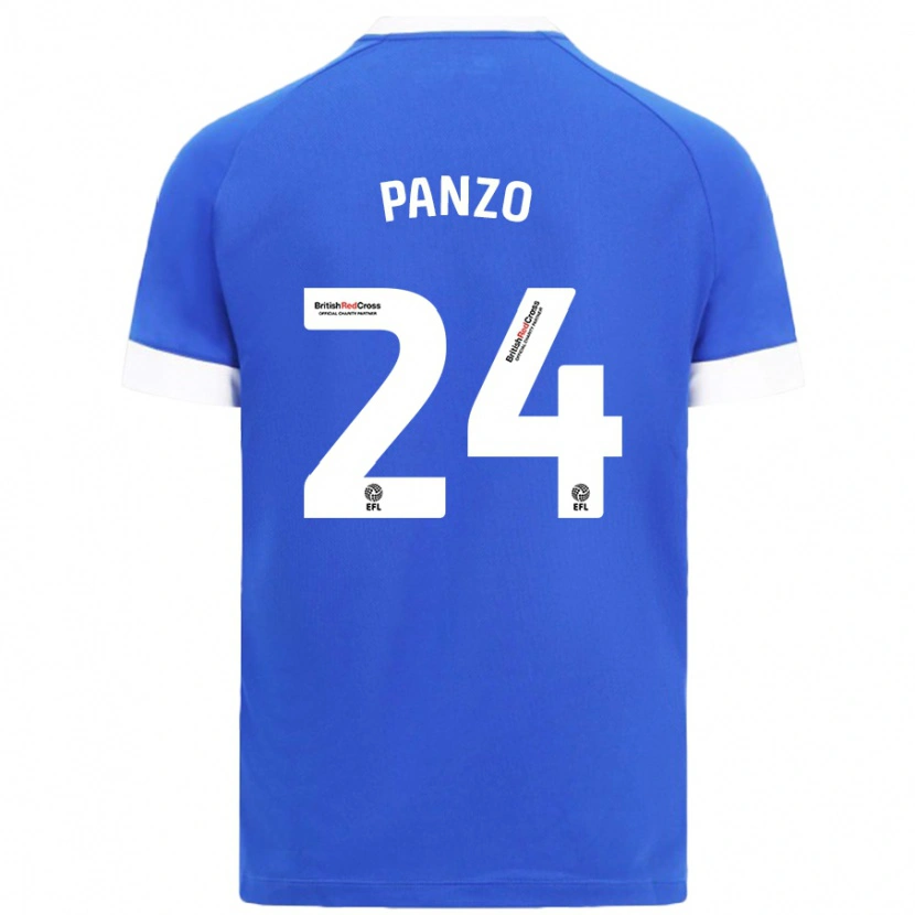Danxen Damen Jonathan Panzo #24 Himmelblau Heimtrikot Trikot 2024/25 T-Shirt Schweiz