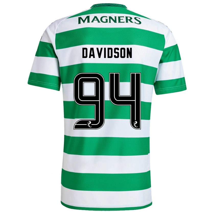 Danxen Damen Bruno Davidson #94 Grün Weiß Heimtrikot Trikot 2024/25 T-Shirt Schweiz