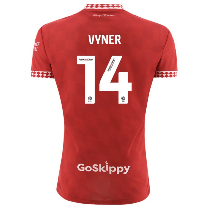 Danxen Damen Zak Vyner #14 Rot Heimtrikot Trikot 2024/25 T-Shirt Schweiz