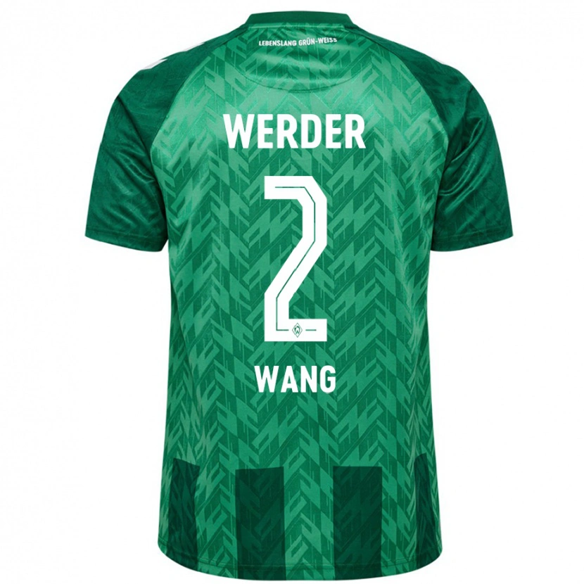 Danxen Damen Bowen Wang #2 Grün Heimtrikot Trikot 2024/25 T-Shirt Schweiz
