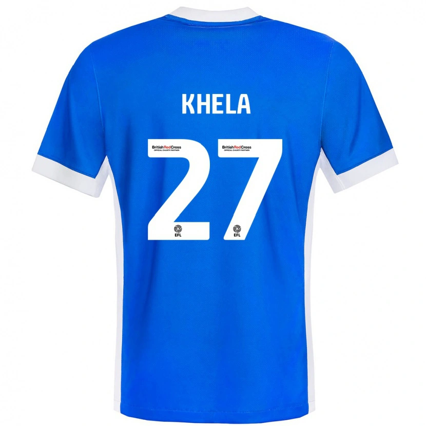 Danxen Damen Brandon Khela #27 Blau Weiß Heimtrikot Trikot 2024/25 T-Shirt Schweiz