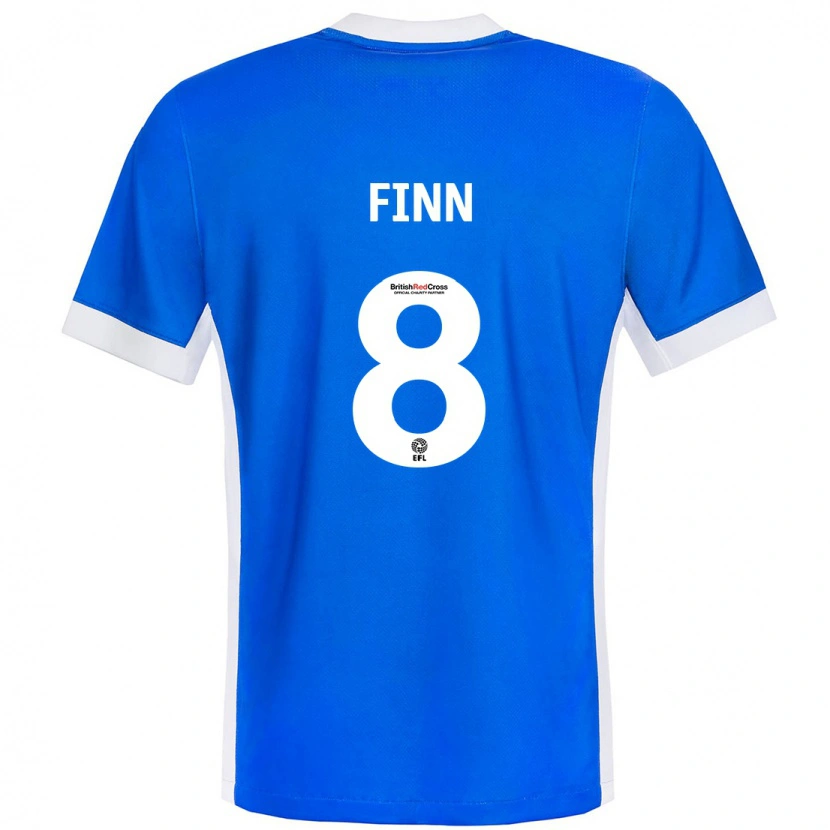 Danxen Damen Jamie Finn #8 Blau Weiß Heimtrikot Trikot 2024/25 T-Shirt Schweiz