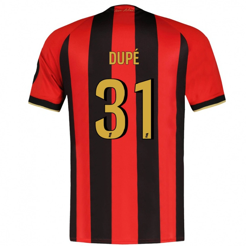 Danxen Damen Maxime Dupé #31 Rot Schwarz Heimtrikot Trikot 2024/25 T-Shirt Schweiz