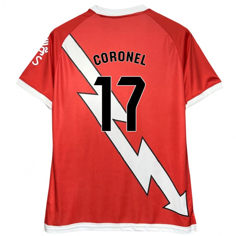 Danxen Damen Mariela Del Carmen Coronel #17 Weiß Rot Heimtrikot Trikot 2024/25 T-Shirt Schweiz
