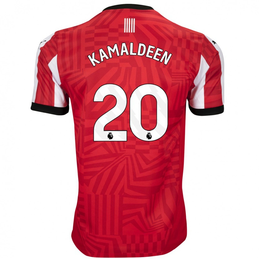 Danxen Damen Kamaldeen Sulemana #20 Rot Weiß Heimtrikot Trikot 2024/25 T-Shirt Schweiz