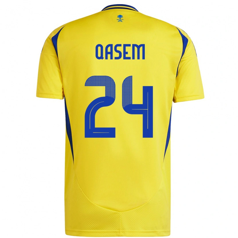 Danxen Damen Mohammed Qasem #24 Gelb Blau Heimtrikot Trikot 2024/25 T-Shirt Schweiz
