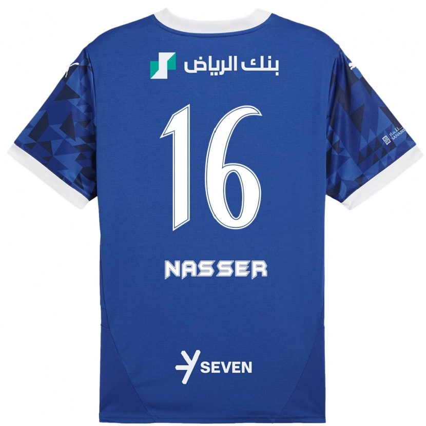 Danxen Damen Nasser Al-Dawsari #16 Dunkelblau Weiß Heimtrikot Trikot 2024/25 T-Shirt Schweiz