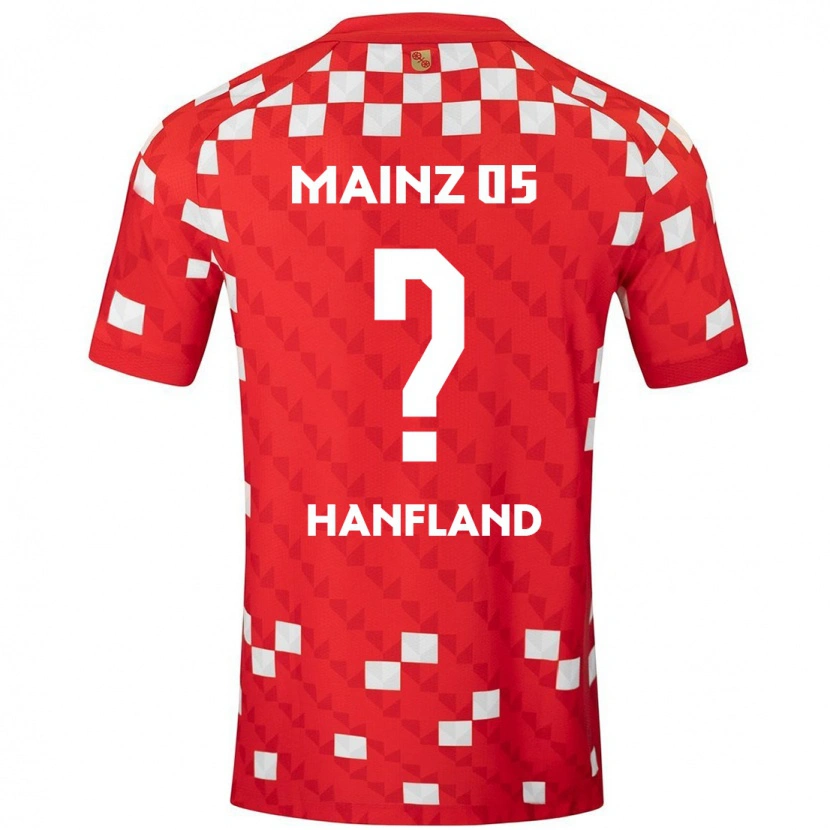 Danxen Damen Paul Hanfland #0 Weiß Rot Heimtrikot Trikot 2024/25 T-Shirt Schweiz