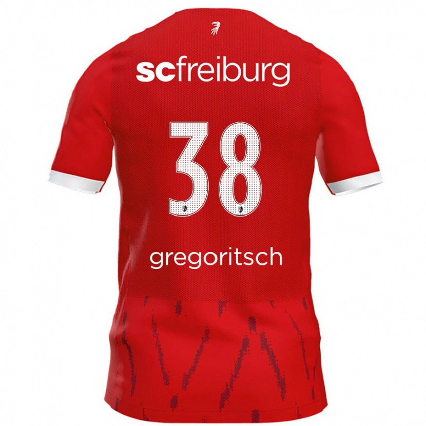 Danxen Damen Michael Gregoritsch #38 Rot Heimtrikot Trikot 2024/25 T-Shirt Schweiz