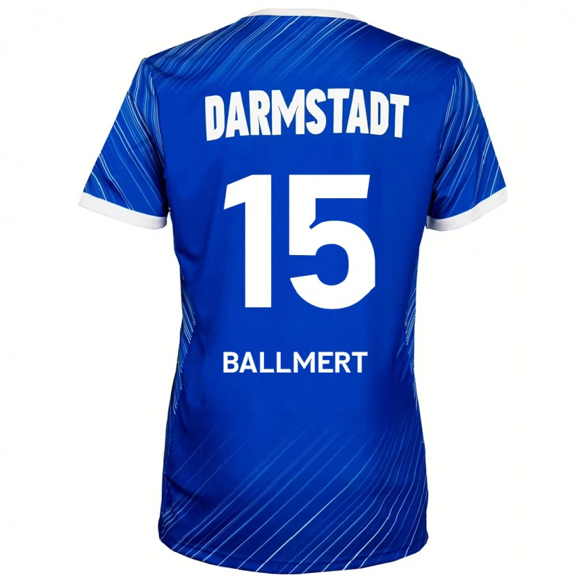 Danxen Damen Markus Ballmert #15 Blau Weiß Heimtrikot Trikot 2024/25 T-Shirt Schweiz