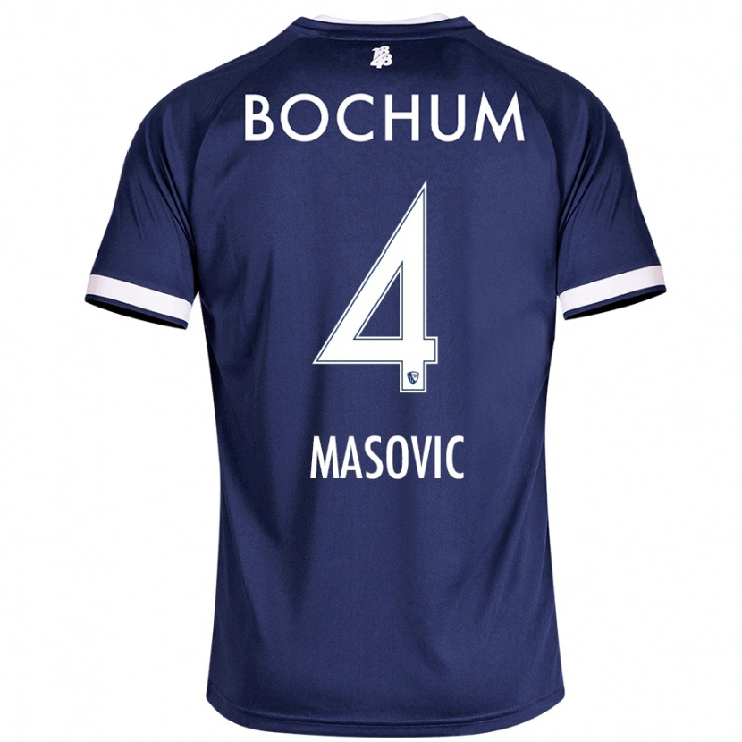 Danxen Damen Erhan Masovic #4 Dunkelblau Heimtrikot Trikot 2024/25 T-Shirt Schweiz