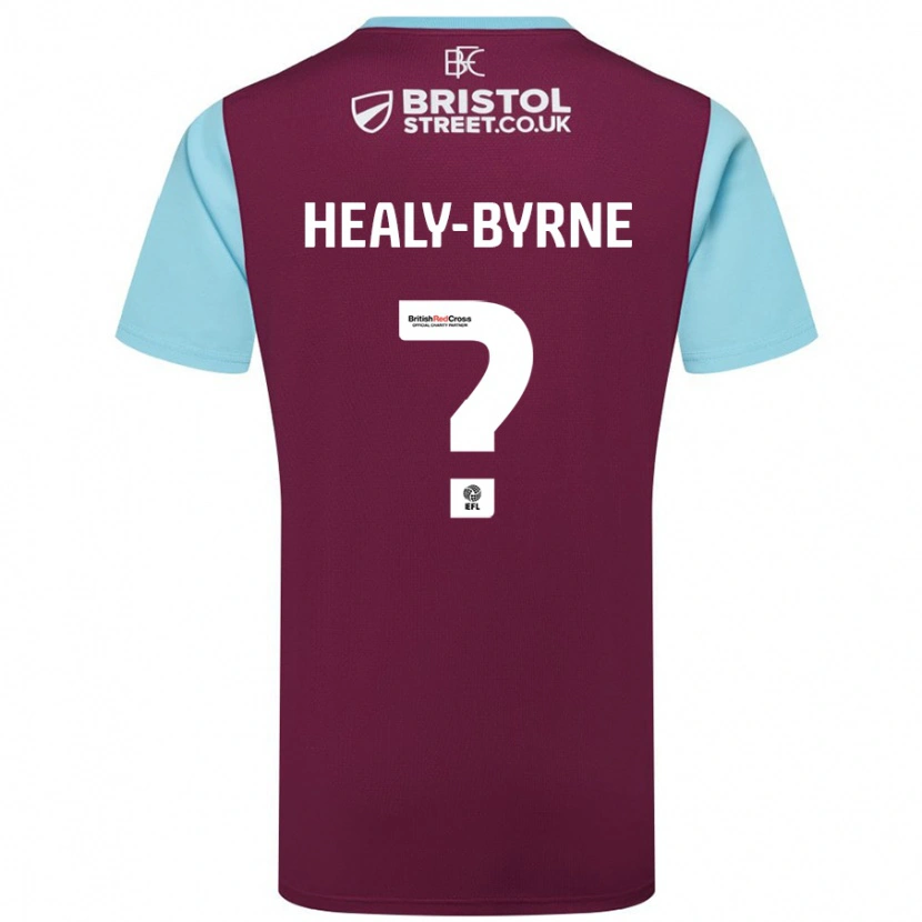 Danxen Damen Alex Healy-Byrne #0 Burgunderrot Himmelblau Heimtrikot Trikot 2024/25 T-Shirt Schweiz