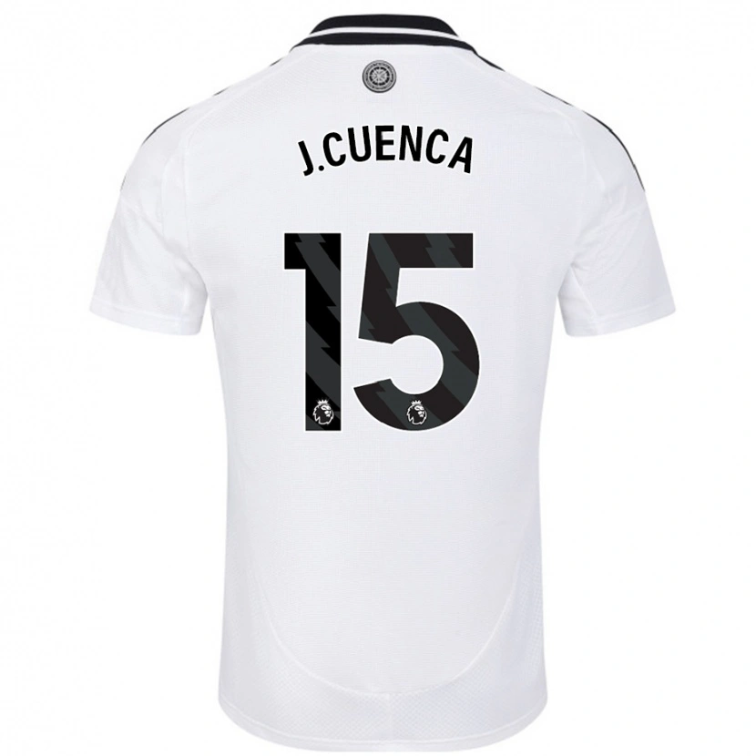 Danxen Damen Jorge Cuenca #15 Weiß Heimtrikot Trikot 2024/25 T-Shirt Schweiz